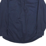 TOMMY HILFIGER Mens Navy Blue Shirt L Classic Button-Down Cotton Long Sleeve