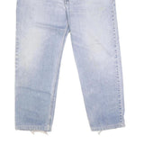 LEVI'S 504 Mens Regular Fit Cotton Blend Light Blue Denim W40 L29 Zip Jeans