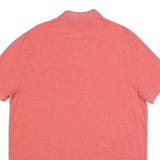 POLO RALPH LAUREN Mens Pink Short Sleeve Plain XL Cotton Blend Polo Shirt