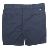 DICKIES Mens Shorts Navy Blue Casual 3XL W46 Workwear Polyester Blend