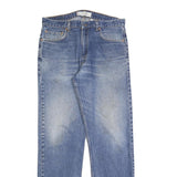 LEVI'S 505 Mens Jeans Blue Regular Straight Denim Medium W36 L34 Classic Style