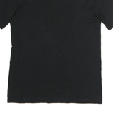 NIKE Mens Black Graphic T-Shirt S Short Sleeve Crew Neck Never Stop Print
