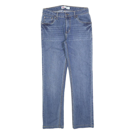 LEVI'S 511 Slim Girls Jeans Blue Slim Denim Medium W28 L28 Classic Fit Zip