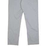 CALVIN KLEIN Mens Slim Light Grey Cotton Blend Slim Trousers W38 L32 Stylish