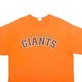 GILDAN Mens Orange San Francisco Giants Graphic T-Shirt XL Short Sleeve Crew