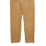 CARHARTT Mens Slim Fit Jeans Beige Denim W32 L32 Button Closure Casual Workwear