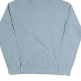 REEBOK Mens Blue Pullover Hoodie L Cotton Blend Casual Sportswear