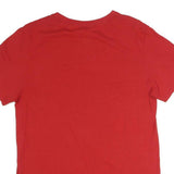 RUSSELL ATHLETIC Mens Red Churchill Physical Education Graphic T-Shirt M Crew