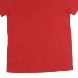 RUSSELL ATHLETIC Mens Red Churchill Physical Education Graphic T-Shirt M Crew
