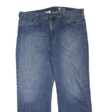 CARHARTT Mens Jeans Blue Regular Loose Denim Medium W38 L32 Zip Cotton Blend