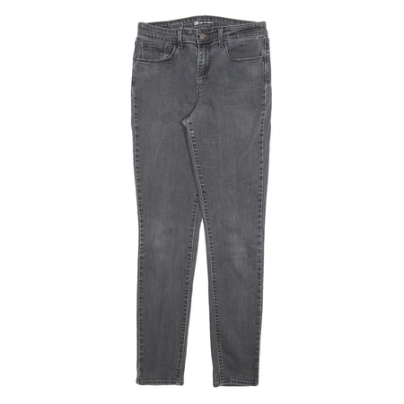 LEVI'S Womens Slim Black Jeans Denim Medium W28 L30 High Rise Skinny Stretch