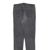 LEVI'S Womens Slim Black Jeans Denim Medium W28 L30 High Rise Skinny Stretch