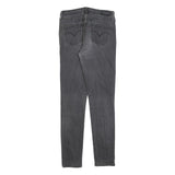 LEVI'S Womens Slim Black Jeans Denim Medium W28 L30 High Rise Skinny Stretch