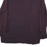 KAREN SCOTT Womens Purple Shirt L Button Long Sleeve Classic Fit Elegant