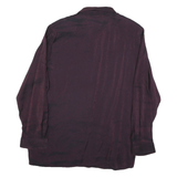 KAREN SCOTT Womens Purple Shirt L Button Long Sleeve Classic Fit Elegant