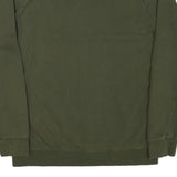 ADIDAS Mens Green Crew Neck M Cotton Blend Sweatshirt Casual Sportswear