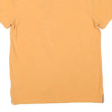 TOMMY HILFIGER Mens Yellow Polo Shirt M Cotton Blend Short Sleeve Basic