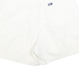 LEE Womens Shorts White Casual Plain XS W26 Cotton Comfort Fit