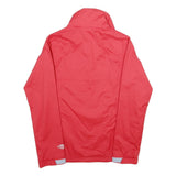 COLUMBIA Womens Red Zip Jacket S Polyester Plain Lightweight Outdoor Wear