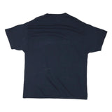 CHAMPION Mens Blue Graphic T-Shirt XL Short Sleeve Crew Neck Casual Cotton Blend