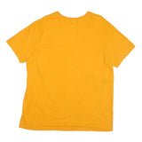 NIKE Mens Yellow Tennessee Graphic T-Shirt L Short Sleeve Crew Neck Cotton Blend