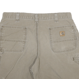 CARHARTT Mens Shorts Beige Casual Regular XL W34 Workwear Durable Comfort