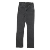 LEVI'S Womens Jeans Black Slim Skinny Denim Medium W25 L29 Classic Cotton Blend