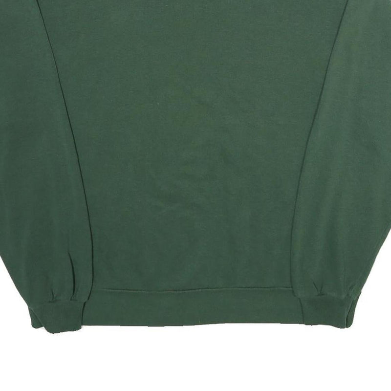 ENDLESS DESIGNS Womens Green Eagle Graphic Crew Neck L Sweatshirt Cotton Blend