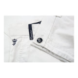 Les Copains Trousers - 28W UK 6 White Cotton