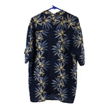 Vintage navy Puritan Hawaiian Shirt - mens large