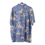 Vintage blue Island Shores Hawaiian Shirt - mens xx-large