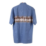 Vintage blue Campia Hawaiian Shirt - mens medium