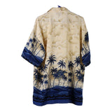 Vintage beige Oscar Misa Hawaiian Shirt - mens x-large