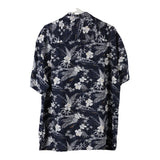 Vintage navy La Cabana Hawaiian Shirt - mens large