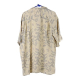 Vintage beige Brandini Hawaiian Shirt - mens xx-large