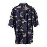 Vintage navy Boca Classics Hawaiian Shirt - mens x-large