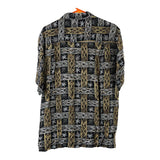 Vintage black Unbranded Hawaiian Shirt - mens medium