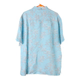 Vintage blue Havanera Hawaiian Shirt - mens x-large