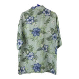 Vintage green Silk Traders Hawaiian Shirt - mens large
