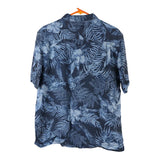 Vintage blue Island Retreat Hawaiian Shirt - mens medium