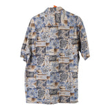 Vintage blue Pacific Legend Hawaiian Shirt - mens xx-large