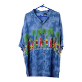 Vintage blue Blue Slay Hawaiian Shirt - mens x-large
