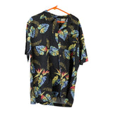 Vintage black Island Republic Hawaiian Shirt - mens xx-large