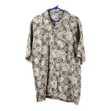 Vintage khaki Unbranded Hawaiian Shirt - mens xx-large
