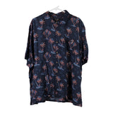 Vintage navy C&B Hawaiian Shirt - mens x-large