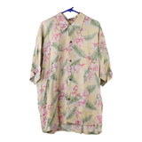Vintage beige Pineapple Juice Hawaiian Shirt - mens x-large