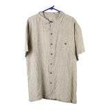 Vintage beige Island Shores Hawaiian Shirt - mens xx-large