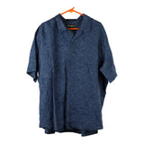 Vintage blue Eddie Bauer Hawaiian Shirt - mens xx-large