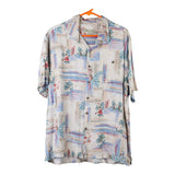 Vintage beige Batik Bay Hawaiian Shirt - mens x-large