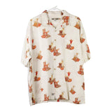 Vintage beige Quiksilver Hawaiian Shirt - mens x-large
